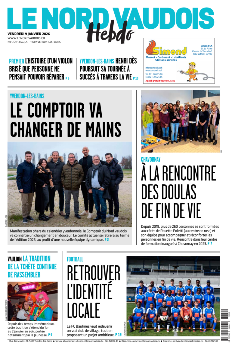 Vendredi 9 janvier 2026